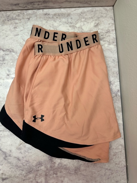 Under Armour Pants - Under Armour Peach Running Shorts